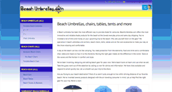 Desktop Screenshot of beachumbrella.com