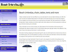 Tablet Screenshot of beachumbrella.com
